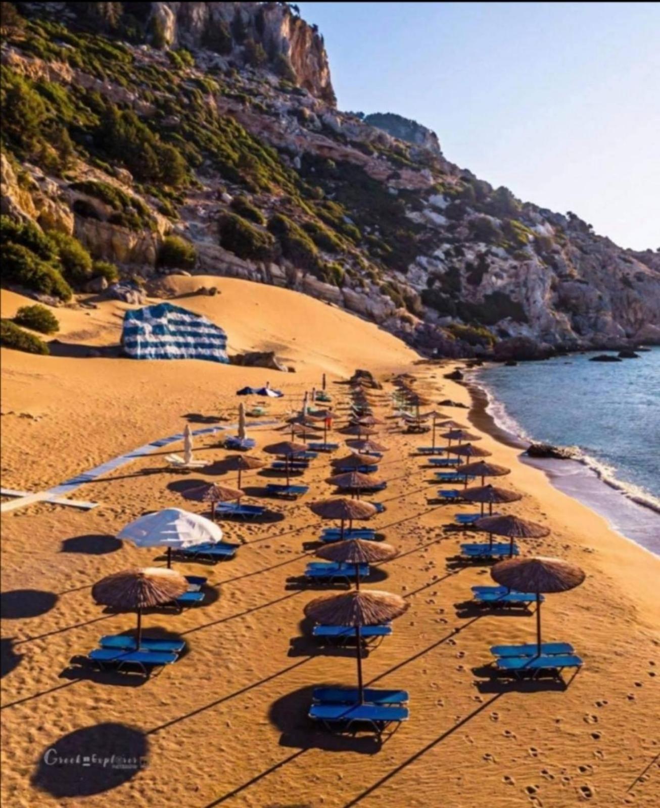 Blue Bay Villas , Ground Floor Archangelos  Bagian luar foto
